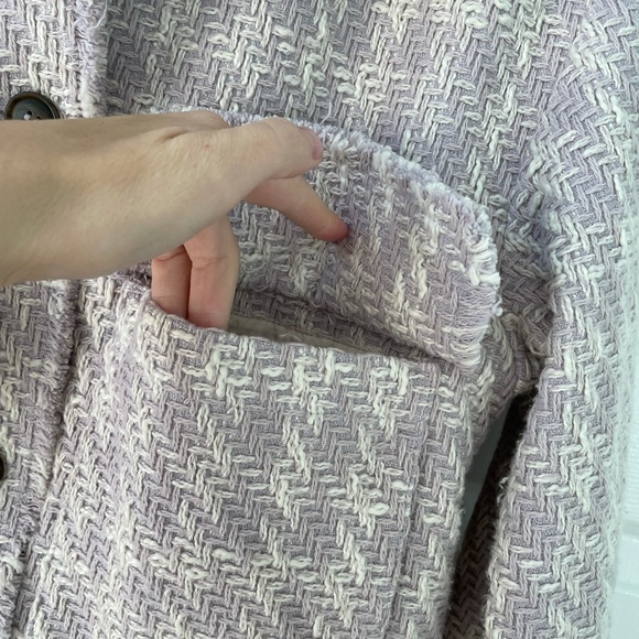 Lavender tweed coat - Picture 5 of 6